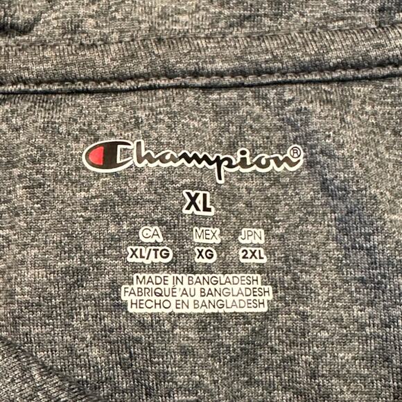 Texas Tech Men’s XL Gray Polo Style Shirt by Champion Embroidered Logo - Picture 3 of 6